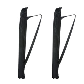 Baseball Bat Storage Bag Bat Case Bat Case 2 Cloth Bag with Shoulder Long Bag Thin, Simple, Durable, Easy to Carry and Suitable for Training, Baseball Enthusiasts, Club Activities (Black 2 Pack)