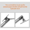 Hxchen 4Pcs Hydraulic Support Cabinet Hinge, 8 Inch 80N Soft