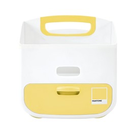 Ubbi Portable Diaper Changing Station Diaper Storage Caddy Organizer, Stores Baby Diapers, Wipes & Baby Accessories, Pantone Yellow
