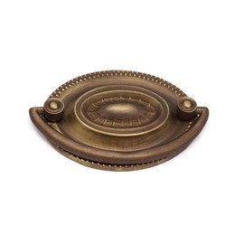 Restore Hardware Hepplewhite Drawer Pulls Medium 2 1/2" CC - Sheraton Furniture Drawer Pull - Federal Pulls - Brass Antique Finish