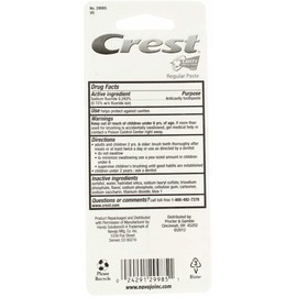 Crest Toothpaste Regular 0.85 oz (Pack of 2)