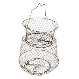BESPORTBLE Folding Fish Shrimp Net Cage Outdoor Fishing Trap Compact Design for Mesh for Catching Crabs Lobsters and More for Fishermen
