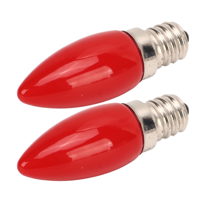 2PCS E12 4LEDS SMD2835 Candelabra Bulb 220V 1.5W Glass Chandelier