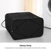SONGMICS Laundry Hamper with Lid, Bamboo Laundry Basket, Removable Machine