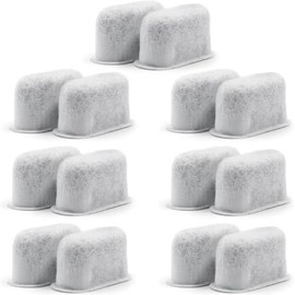 Charcoal Water Filters, 14pcs Cuisinart Compatible Replacement Charcoal Water Filters, Water Filtersfor Cuisinart Coffee Makers Coffee Filter Replacement for Ninja Cuisinart for All Cuisinart Machines