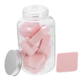 Baluue 12pcs Diamond Shape Makeup Sponge Hydrating Facial Cleansing Puff Soft Exfoliating Tool for Gentle Skin Care for Travel and Daily Use Random Colors