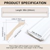 Hungbak Ceiling Crown Molding Trim for Home Decor, 96" Long