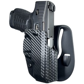 Black Scorpion Gear OWB Kydex Paddle Holster fits Savage Stance (Right-Hand Draw, Carbon Fiber)