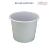 Deflecto 14 Litre Plastic Waste Bin - Grey