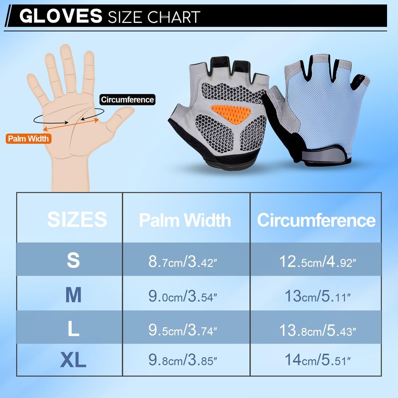 CubePlug Kids Boy Girl Cycling Climing Half Finger Gloves GEL