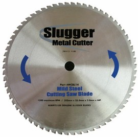 Fein Slugger Metal Cutting Saw for Mild and Thin Metal, Aluminum and Stainless Steel - 66 Teeth, 14" Diameter - 63502014600