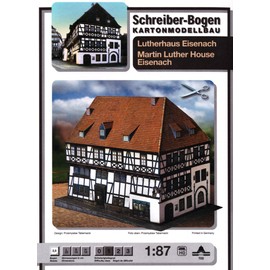 Aue-Verlag 22 x 16 x 16 cm Martin Luther House Eisenach Model Kit