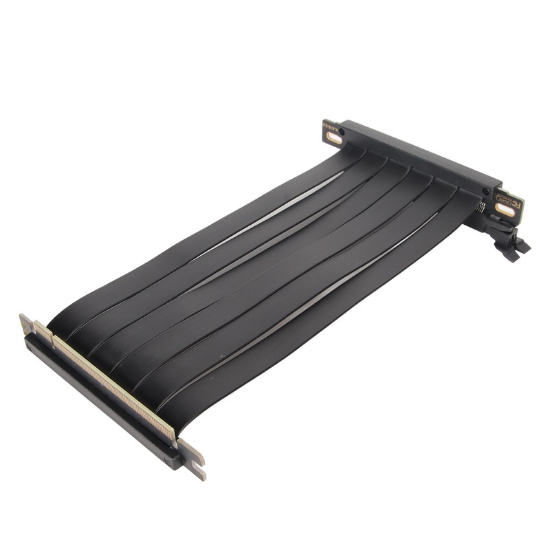 PCIE 3.0 X16 Riser Cable 180 Degree High Speed Flexible