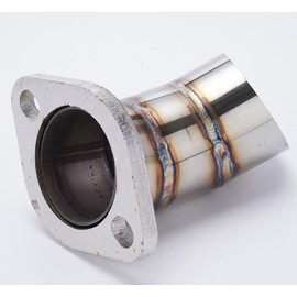 LSEX-F Dolphin Pipe End, Flange Angle 4.7 °F (120 ° Diameter), 24.0 inches (60.5 cm), General Purpose, Dolphin Tail, Shrimp Pipe, Muffler, Volume Control, Muffler Cutter, Roadster, 86 BRZ Swift,