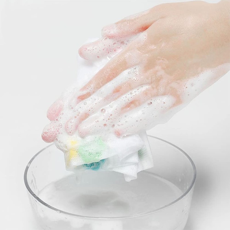10 Pcs Foaming Net for Soap, Soap Net, Random Color,