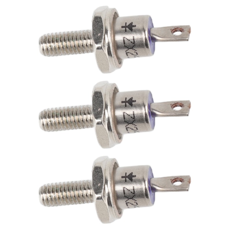 3PCS Rectifier Diode Spiral 25A Iron High Hardness Spiral Rectifier