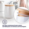 KADAX Cosmetics Tin, Ceramic Storage Tin, Cotton Wool Box with