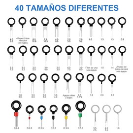 Coche Terminal Eliminación Kit 76 piezas Terminal Extracción Herramientas extractor de pines juego de herramientas de liberación de conector de cable eléctrico extractor de herramientas de reparación