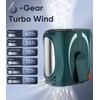 AI Portable Waist Fan, 6-Speed 16000RPM Strong Turbo Airflow, 40H