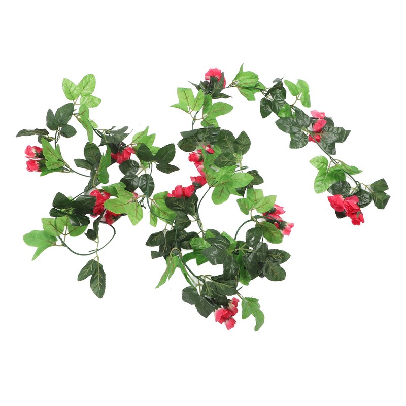 Artificial Rose Vine High Simulation Decorative Rose Vine Garland Fake