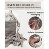 Livlig53 LIVLIG Clothes Peg Bag with 48 Pegs, Weatherproof Peg