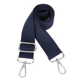 mkemka 1Pcs Wide Shoulder Bags Strap Handbag Strap Polyester Handbag Straps Crossbody Adjustable Replacement Handbag Strap Shoulder Strap for Crossbody Bags Gym Bags and Tote Bags (Navy Blue)