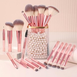 Makeup Brush Set, 20pcs Soft Makeup Brush for Face & Eye, Multi-use Cosmetic Brushes for Foundation & Powder, Professional Makeup Tools for Beginners