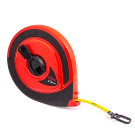 MIVOS Tape Measure 50 m – Robust Tape Measure – Folding Crank – Roll Meter – Fibreglass – Quick Tape Retraction – Rubberised, Non-Slip Inserts – ABS Plastic Housing