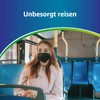 ADESTE – 100x schwarze Einweg OP Masken Typ IIR, 3-lagig,