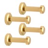 sourcing map 4pcs Wall Hook Copper Wall Mounted 1.8 Inch