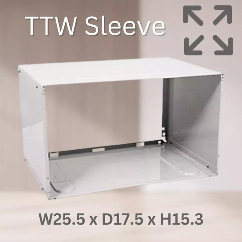 OLMO TTW Universal Through The Wall Folded Metal Wall Sleeve