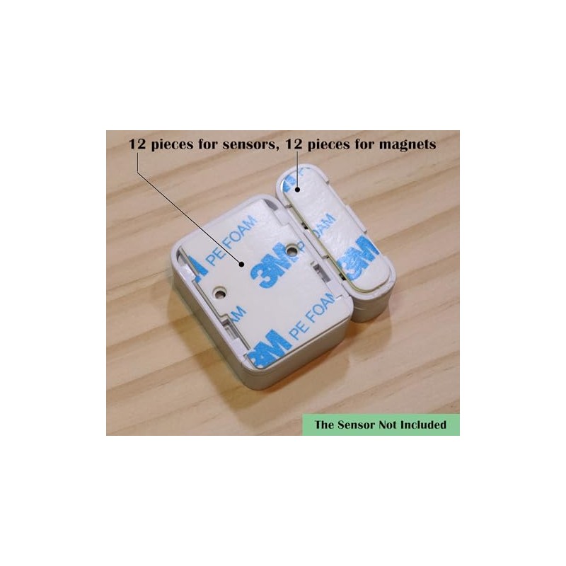 Adhesive Replacement Tape Compatible with SimpliSafe Entry Sensor – Pre-Cut,