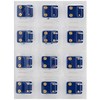 Caflon Blu 24 Carat Gold Plated Mixed Assorted Birthstone Studs