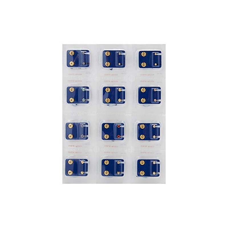 Caflon Blu 24 Carat Gold Plated Mixed Assorted Birthstone Studs