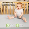 Waterproof Crib Mattress Protector Cover Fitted - 2-Pack Quiet Baby