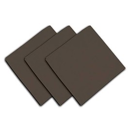 Soleil d'ocre Lots of 3 Napkins in Cotton Panama Taupe Ecru, 45 x 45 cm