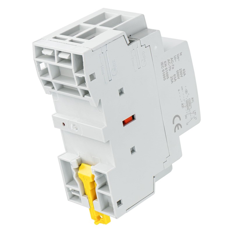 Baomain 220V AC 2-Pole Modular Contactor, 63A 1NO1NC Normally Open