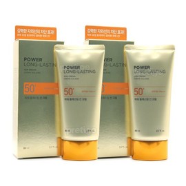 The Face Shop 더페이스샵 파워 롱래스팅 선 크림 80ml x2개 The Face Shop Power Long-Lasting Sun Cream 80ml x2 units