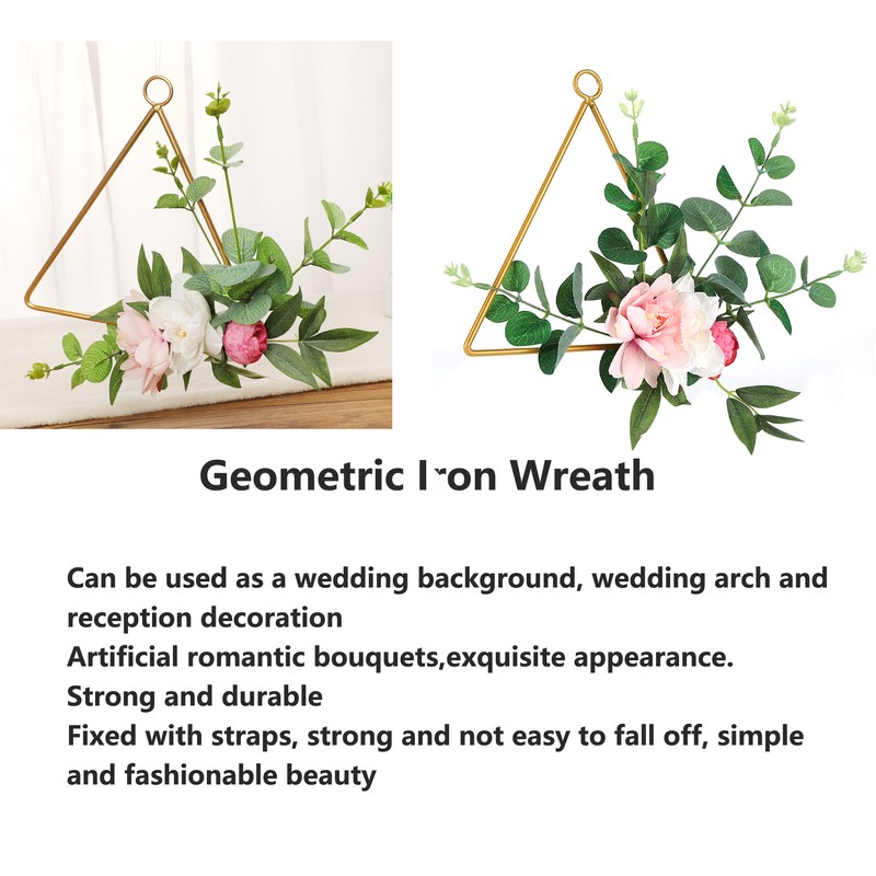 Artificial Flower Wreath Bridesmaid HandHeld Garland Wall Interior Ceiling Decoration(SPH-5636