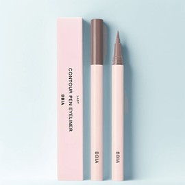 Bia Bbia Last Contour Pen Eyeliner 0.6g, cafe au lait, 1 piece / 삐아 라스트 컨투어 펜 아이라이너 0.6g, 카페오레, 1개