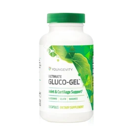 Youngevity Ultimate Gluco-Gel™ – Joint and Cartilage Support Supplement with Glucosamine Sulfate and Gelatin – 120 Capsules