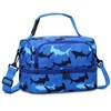 Lunch Bag for Boys,Chase Chic Insulated Reusable Large Cute Dual