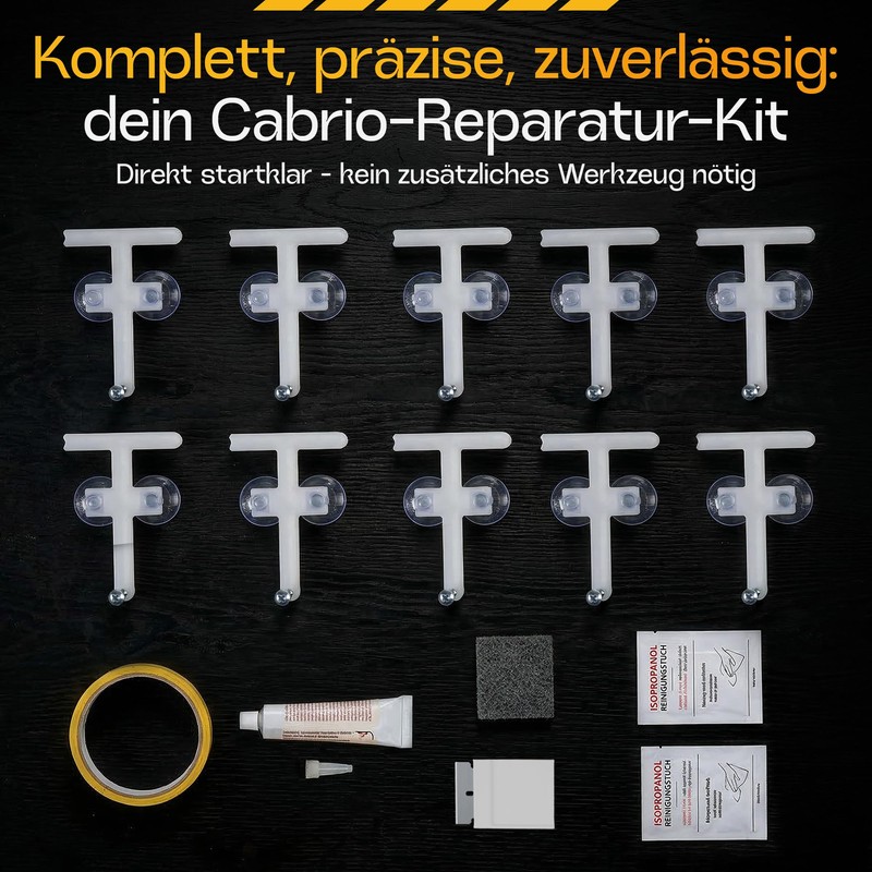 Convertible Hood Window Repair Kit Rear Window