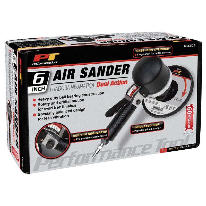 Performance Tool M568DB 6-Inch Dual Action Sander