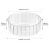 QWORK® 17cm Transparent Hamster Wheel, Silent Spinner Wheel with Double