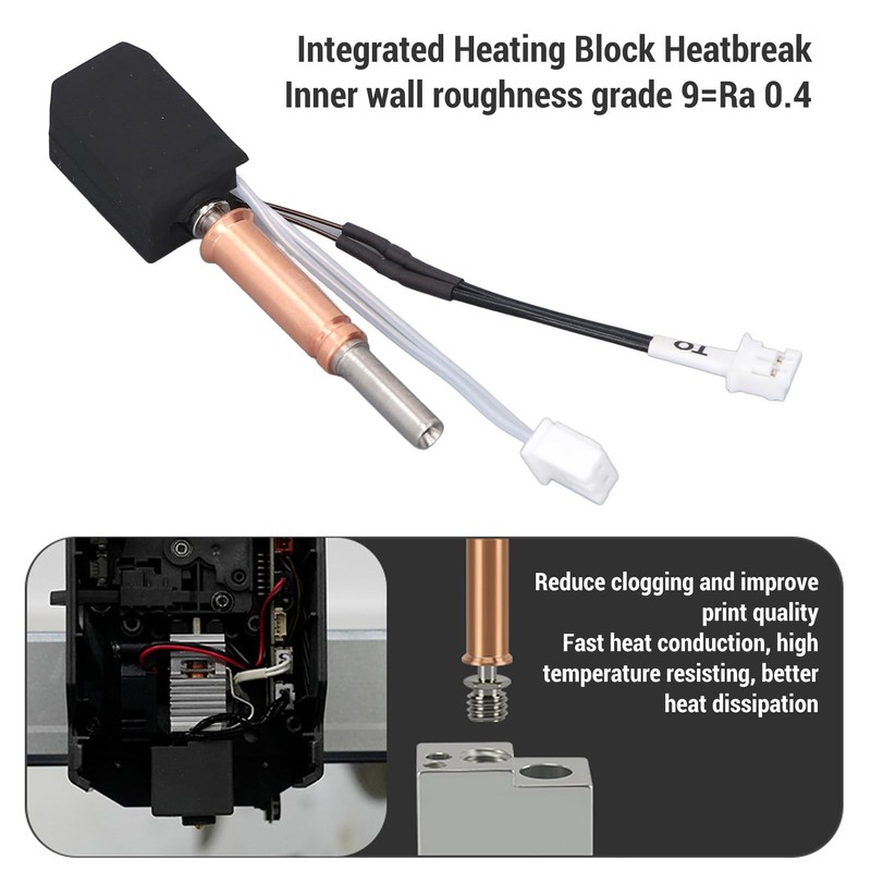 Hot End Kit, 3D Printer Ceramic Hotend Kit 3D Printer