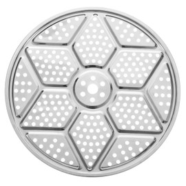 uxcell Stainless Steel Steamer Rack, 15.7 Inches Pot Steaming Tray Thicken Pressure Cooker Canning Racks for Steamer Cookware Pressure Cooker, Silver Tone