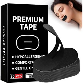MYDEAR Mouth Tape For Sleeping, 30PCS Parches Boca para Dormir No Roncar, Cinta para la Boca Dormir, Cinta Bucales Antirronquidos Ayudan con Respiración y Ronquidos, Sleep Tape Sequedad Bucal(A-30)
