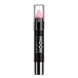 Moon Glow, Neon-UV-Lackstift-Körperkreide für Gesicht und Körper (Pastellrosa, 1 Stück)