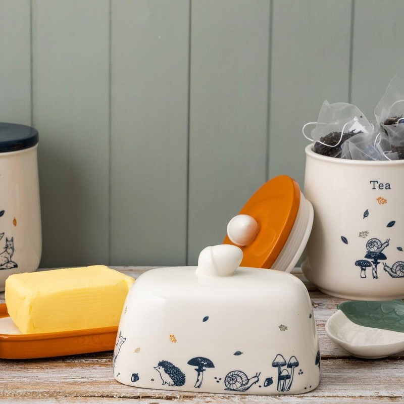 Price & Kensington Woodland Collection Butter Dish